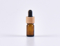 Preview: Braunglasflasche 5ml, mit Pipette Bambus