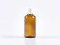 Preview: Braunglasflasche 50ml, mit Schraubverschluss OV