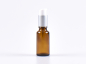 Preview: braunglas-lotionsflasche-silber-matt