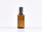 Preview: lotionspumpe-silber-flasche-braun-30ml