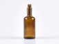 Preview: 100ml-glasflasche-spray-braunglas-aluminium