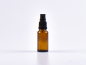 Preview: braunglasflasche-20ml-spray-ov-weiss-schwarz