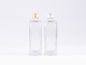 Preview: Klarglasflasche Miro 100ml - Schraubverschluss Aluminium