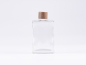 Preview: Klarglasflasche Miro 100ml - Tropfmontur Walnut