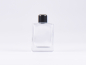 Preview: Klarglasflasche Miro 50ml - Tropfmontur schwarz