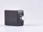 Preview: Schwarzglasflasche Miro 50ml - Tropfmontur schwarz