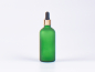 Preview: Grünglasflasche 100ml, mit Pipette gold