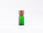 Preview: Grünglasflasche 10ml, mit Tropfmontur Walnut