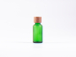 Preview: Grünglasflasche 30ml, mit Tropfmontur Walnut
