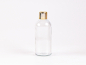 Preview: Klarglasflasche 100ml, mit Tropfmontur Gold