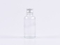Preview: Klarglasflasche 30ml, mit Aludeckel silber/gold