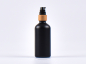 Preview: 100ml-glasflasche-schwarz-mattiert