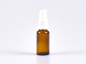 Preview: Braunglasflasche 20ml, mit Lotionspumpe Kunststoff