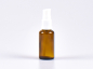 Preview: Braunglasflasche 50ml, mit Lotionspumpe Kunststoff