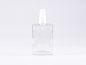 Preview: Klarglasflasche Miro 100ml - Lotionspumpe Kunststoff