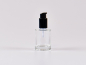 Preview: 30ml-glasflasche-transparent-lotionspumpe
