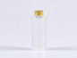 Preview: glasflasche-50ml-matt-aludeckel-silber-gold