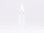 Preview: säuremattierte Flasche 50ml, mit Pipette weiss
