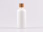 Preview: 100ml-Glasflasche-mit-Schraubverschluss-Tropfmontur-Bambus