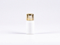 Preview: Weissglasflasche 10ml, mit Tropfmontur Gold gold