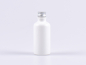 Preview: Weissglasflasche 50ml, mit Aludeckel gold/silber