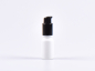 Preview: Weissglasflasche 10ml, mit Lotionspumpe Aluminium, 4 Color