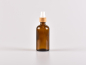 Preview: Braunglasflasche 100ml, mit Zerstäuber Bambus