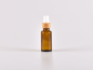 Preview: Braunglasflasche 30ml, mit Zerstäuber Bambus