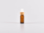Preview: Braunglasflasche 10ml, mit Zerstäuber Bambus