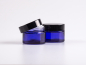 Preview: blauglas-salbendose-30g-silberdeckel
