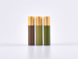 Preview: Roll-On-Flasche "Emma" 10ml, pastell green mit Deckel gold/silber