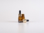 Preview: Braunglasflasche 5ml, mit Pipette gold