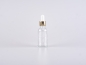 Preview: Klarglasflasche 50ml, mit Pipette gold