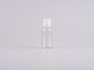 Preview: Klarglasflasche 30ml, mit Tropfmontur für wässrige Lösungen, OV-Verschluss, weiss/schwarz
