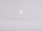 Preview: Klarglasflasche 10ml, mit Tropfmontur für wässrige Lösungen, OV-Verschluss, weiss/schwarz