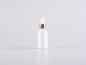 Preview: Weissglasflasche 30ml, mit Pipette gold