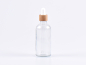 Preview: klarglasflasche-pipette-bambus-100ml