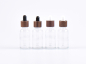 Preview: Klarglasflasche 30ml, mit Pipette Walnut