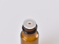Preview: Mini Tropfflasche Braunglas, 1ml