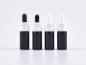 Preview: MIRON Violettglasflasche 10ml, mit Pipette OV weiss