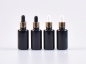 Preview: MIRON Violettglasflasche 30ml, mit Pipette gold