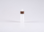 Preview: Flasche "Nasa" 50ml, LD-PE, mit Lotionspumpe Walnut