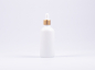 Preview: Weissglasflasche 100ml, mit Pipette gold