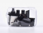 Preview: Reise-Set, Make-up Tasche, Beauty Case, Reisebeutel, schwarz, (16-teilig), Sie sparen 20%
