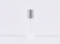 Preview: Roll-On-Flasche, säuremattiertes Glas,10ml, Deckel gold/silber