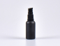 Preview: schwarzglas-flasche-lotionspumpe-alu