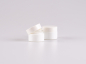 Preview: Weissglasdose, 15ml, mit Deckel weiss