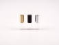 Preview: mini-glasflasche-gold-silber-schwarz-rollon