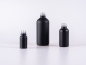 Preview: glas-flaschen-schwarz-mattiert-glasflaschen