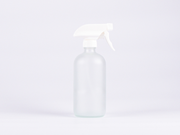 Glasflasche säuremattiert, 500ml, mit Triggerspray